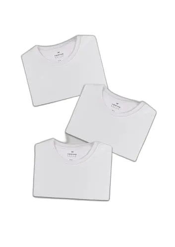 Kit Com 3 Camisetas Masculinas Básicas - Branco G