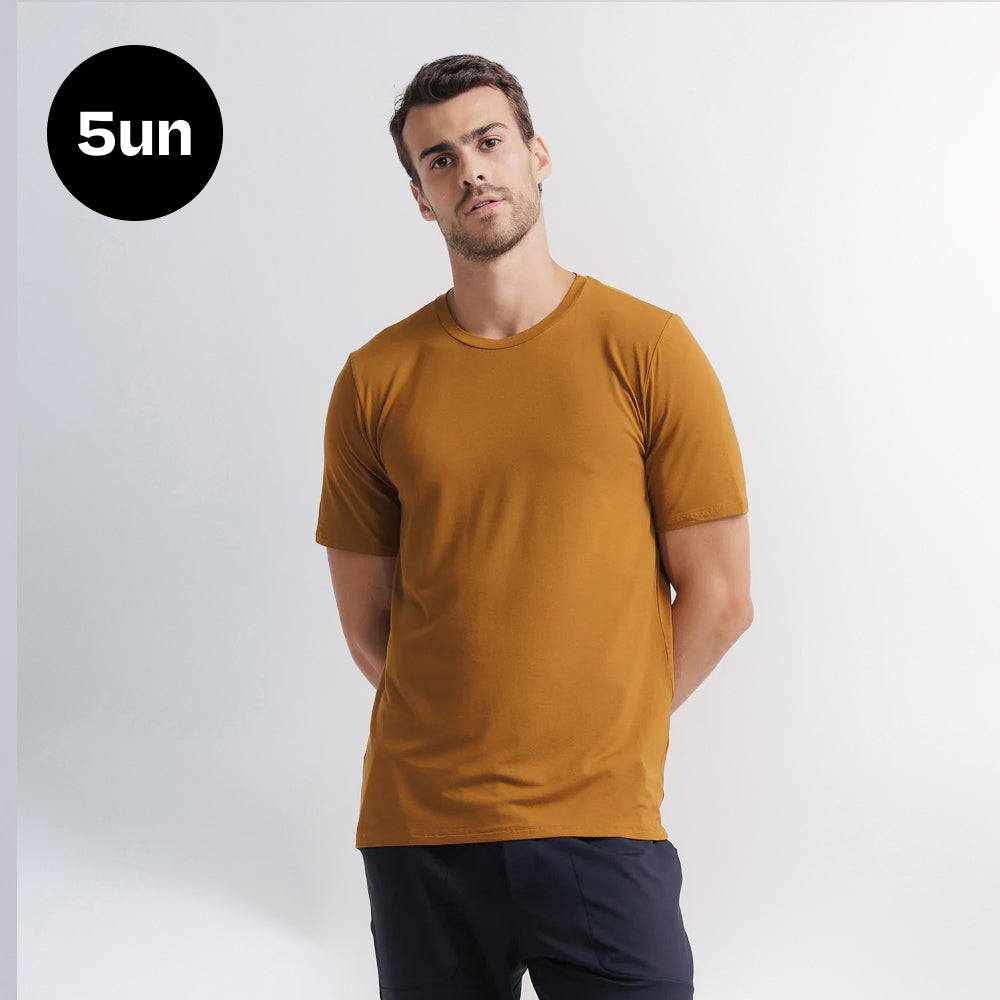 [R$ 95/Cada] Kit 5 Daily T-shirt