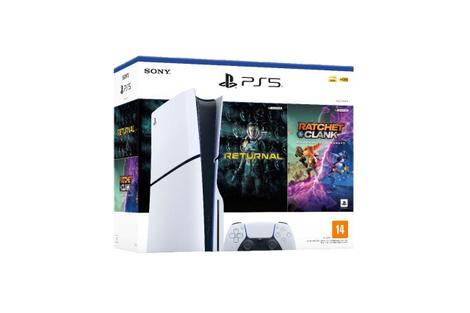 Console Playstation 5 Slim Edição Digital + Jogos Returnal + Ratchet & Clank