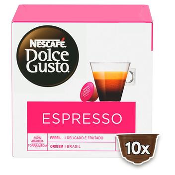 Café em Cápsula Nescafe Dolce Gusto Espresso - 10 Unidades