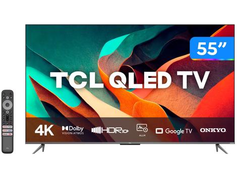 Smart TV TCL 55" QLED UHD 4K 60 Hz HDMI 2.1 - 55C635