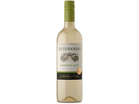 4 Unidades Vinho Branco Seco Concha y Toro Sauvignon Blanc - Reservado Chile 2022 750ml