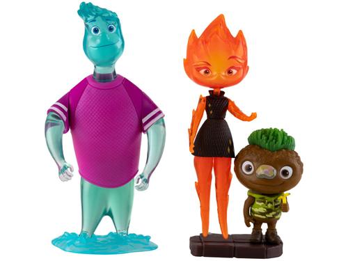 Brinquedo Boneco Elementos Pixar Lumen 3 Unidades - Mattel