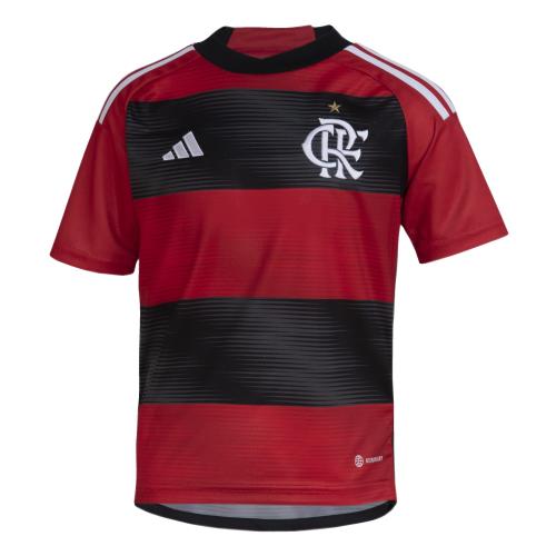 Camisa Flamengo Adidas I 23/24 Torcedor - Infantil