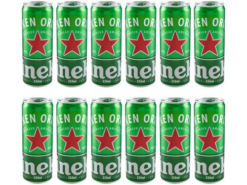 Cerveja Heineken Lata 350ml 12 Unidades - Lager Puro Malte