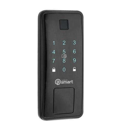 Fechadura Digital KaBuM! Smart 500 - Biometria Controle Via Aplicativo Preto - KBSG003