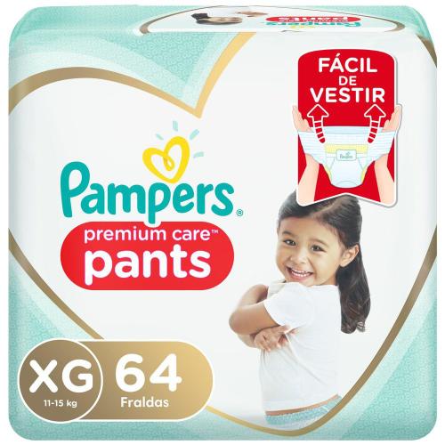 Fralda Pampers Pants Premium Care XG - 64 unidades