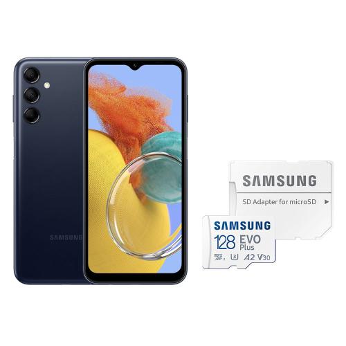 Smartphone Samsung Galaxy M14 5G 128GB + Cartão de Memória 128GB EVO Plus