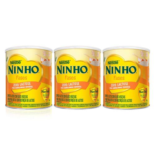 Kit 3 Ninho Fases Zero Lactose - 700g