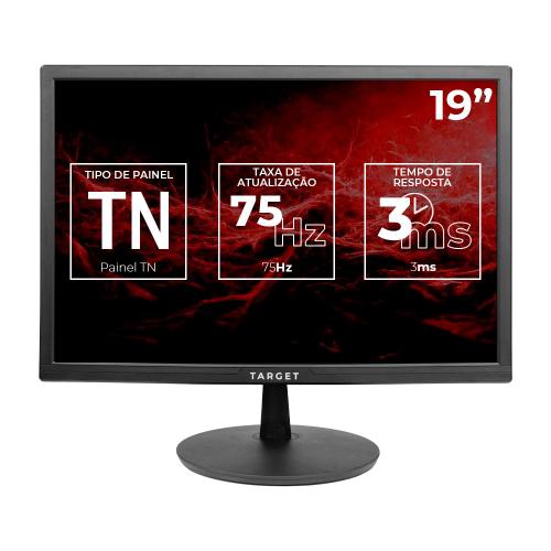 Monitor TGT ST19G 19" TN HD 3ms 75Hz HDMI - TGT-ST19G-BL01