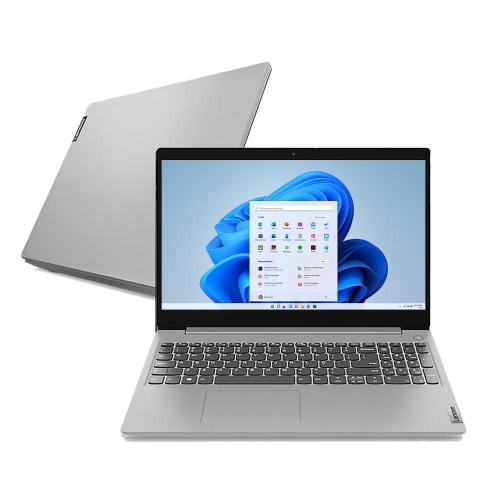 Notebook Lenovo IdeaPad 3 Ryzen 7-5700U 8GB SSD 256GB AMD Radeon Graphics Tela 15.6" FHD W11 - 82MF000GBR