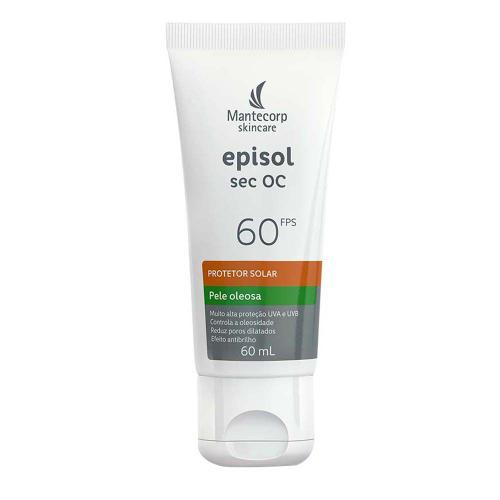 Protetor Solar Facial Episol SEC OC FPS60 Mantecorp Skincare - 60g