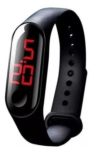 Relógio Digital Unissex Led Sport Pulseira Bracelete Cores