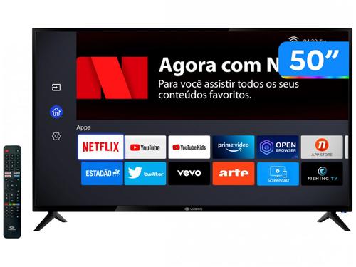 Smart TV 50” 4K DLED Rig Vizzion LE50UHD20