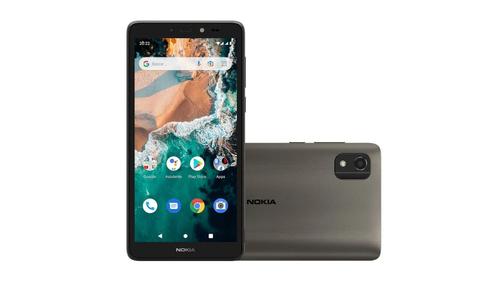 Smartphone Nokia C2 2nd Edition 4G 32 GB Tela 5,7" Cinza Câmera Com IA Android, NK085