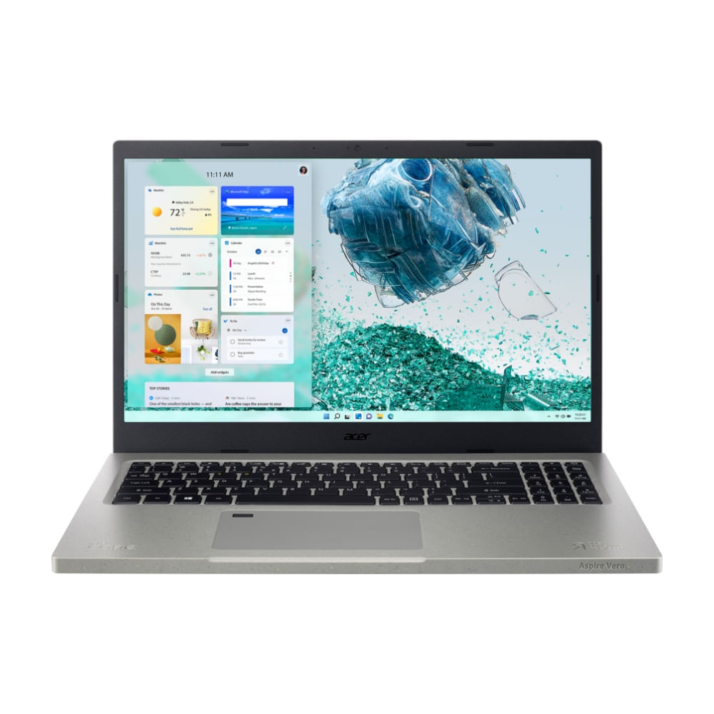 Notebook Acer Vero Ecológico i5-1155G7 16GB SSD 512GB Intel Iris Xe Tela 15.6” FHD W11 - AV15-51-577Q