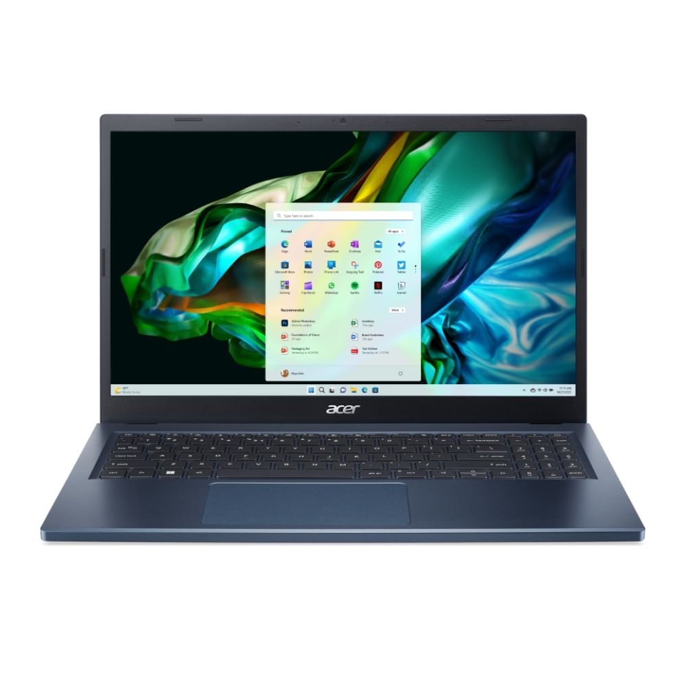 Notebook Acer Aspire 3 A315-24P-R31Z AMD Ryzen 5 Windows 11 Home 8GB LPDDR5 512GB SSD 15.6 HD