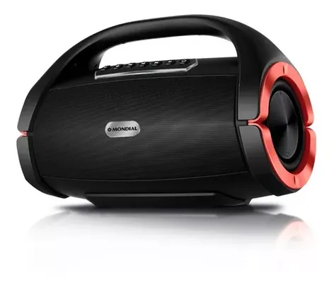 Caixa De Som Monster Sound Sk-06 Bluetooth Mondial Bivolt Cor Preto 110V/220V