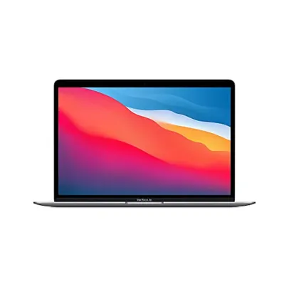 MacBook Air 13", Processador M1 Apple com CPU 8‑core e GPU 7‑core, 8 GB RAM, 256 GB - Prateado