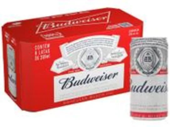 (C.Ouro) Cerveja Budweiser American Lager 8 Unidades