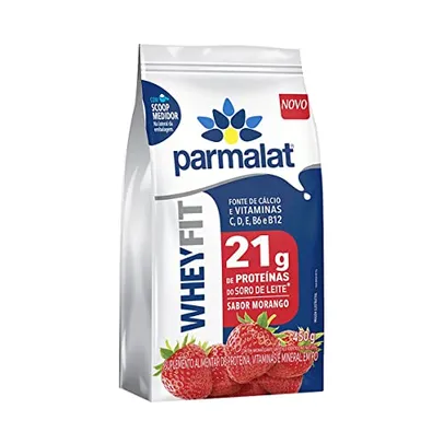 Parmalat Whey Protein Em Pó Morango Whey Fit 450G