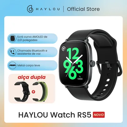 [Taxa inclusa] HAYLOU Watch RS5 Smartwatch 2.01'' AMOLED HD
