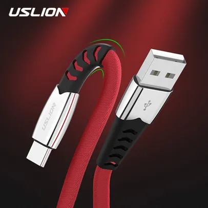 [Já Com Impostos] USLION 5A Cabo USB Tipo C Para Xiaomi Redmi Note 7 Cabo De Carregamento Rápido