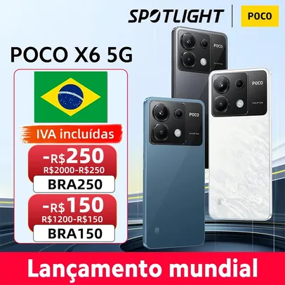 [Do Brasil] Xiaomi Poco X6 5G 12GB/512G
