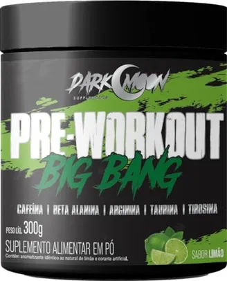 Pre Workout Big Bang 300g Sabor Limão - Darkmoon Supplements