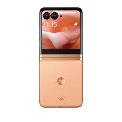Smartphone Motorola Razr 40 Ultra 5G 256GB Coral 8GB RAM Tela 6.9" + 3.6" Câm. Traseira 12+13MP Fron