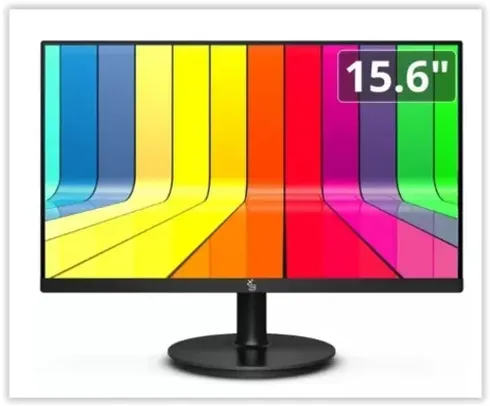 Monitor 15.6" LED, Widescreen, HD, HDMI, VGA, VESA, Ajuste de inclinação - 3green M156WHD