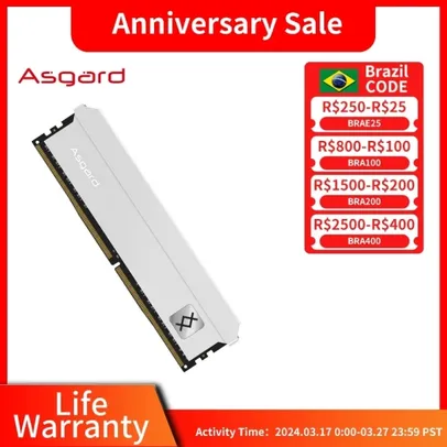 Memória RAM Asgard Freyr T3 (48GB) 3x16GB 3600MHz