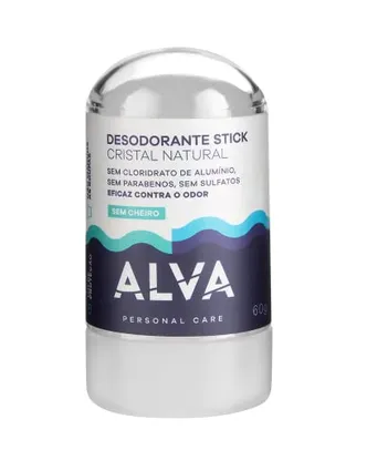 (REC) Desodorante Cristal Stick Vegano 60g Alva