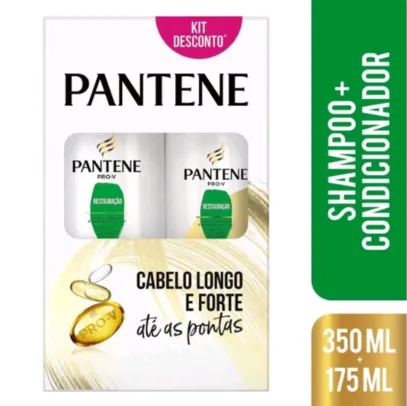 Shampoo Pantene Restauração 350 ml + Condicionador 175 ml
