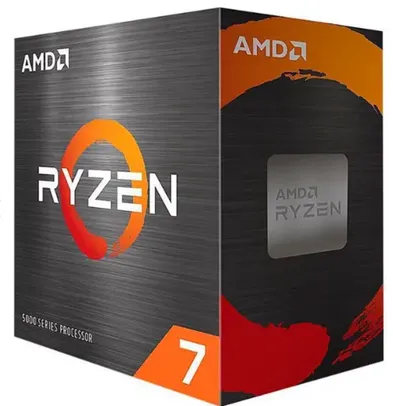 PROCESSADOR AMD RYZEN 7 5700X, 8-CORE, 16-THREADS, 3.4GHZ (4.6GHZ TURBO), CACHE 36MB, AM4, 100-100000926WOF