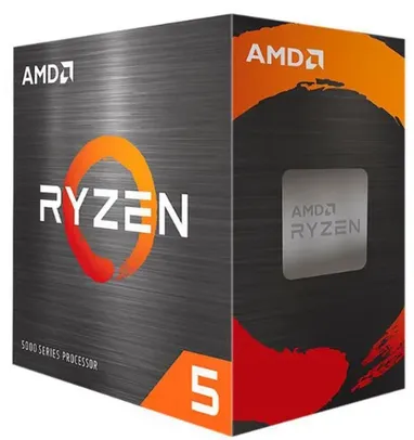PROCESSADOR AMD RYZEN 5 5600, 6-CORE, 12-THREADS, 3.5GHZ (4.4GHZ TURBO), CACHE 35MB, AM4, 100-100000927BOX