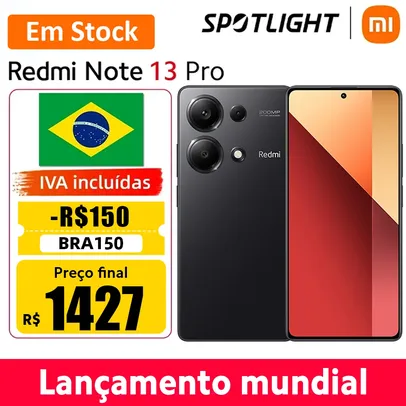 (Do Brasil) Smartphone Xiaomi Redmi Note 13 Pro 8/256GB Versão Global