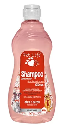 [Leve + Pague - R$4,24] Pet Life Shampoo Citrus Cães E Gatos 500Ml