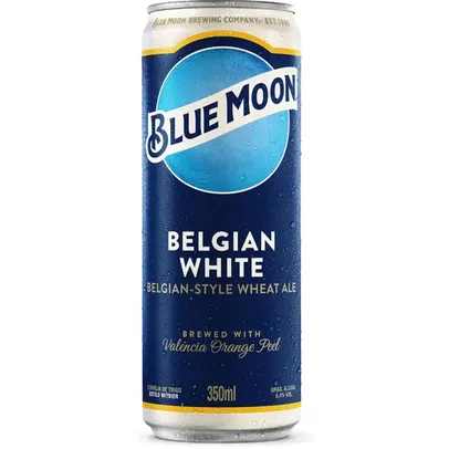Cerveja Belgian White BLUE MOON Wheat Ale Lata 350ml