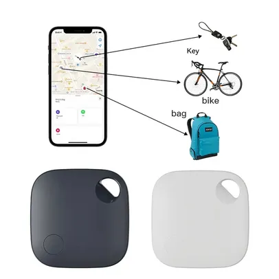 Bluetooth GPS Tracker para substituição Air Tag, Bike Keys Finder, Tag do iPhone, Anti-Loss, via App