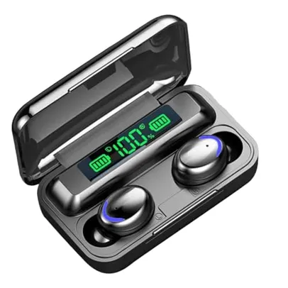 Mavife Fone de Ouvido Bluetooth Sem Fio Tws Função Power Bank e Mostrador Digital Carregador
