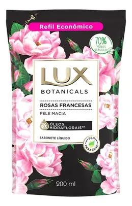 Sabonete Líquido Lux Rosas Francesas 200ml Refil