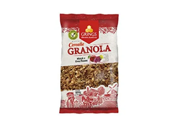 [ PRIME ] Granola Grings Cerealle Maçã & Gergelim 800G