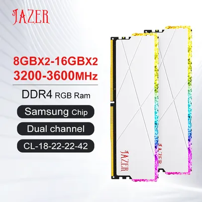[ Taxa inclusa] Memoria desktop JAZER rgb ddr4 2x16gb 3200mhz