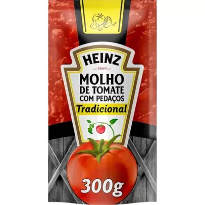 Molho de Tomate Tradicional Heinz Pouch 300g