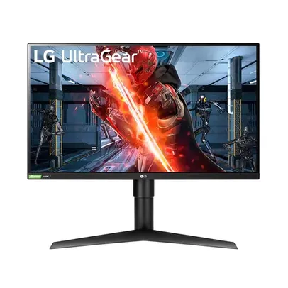 Monitor Gamer LG UltraGear 27' IPS, 240 Hz, Full HD, 1ms, NVIDIA G-SYNC, FreeSync Premium, HDR 10 - 27GN750-B.AWZ