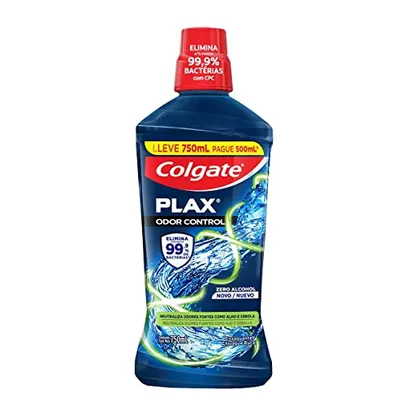 [Super 15,29] Colgate Plax Odor Control - Enxaguante Bucal, Embalagem Promocional, 750ml