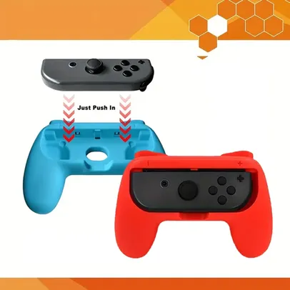 (1ª Compra R$ 5.03) (Taxa inclusa) Grip Controller Adaptador Suporte Joy-con Nintendo Switch