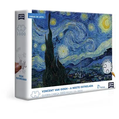(APP) Vincent Van Gogh - A Noite Estrelada - Quebra-cabeça - 1000 peças - Toyster Brinquedos