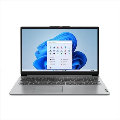 Notebook Lenovo Ideapad 1i I3-1215u, 4GB RAM, SSD 256GB Nvme, 15.6 polegadas, Windows 11, 82vy000tbr